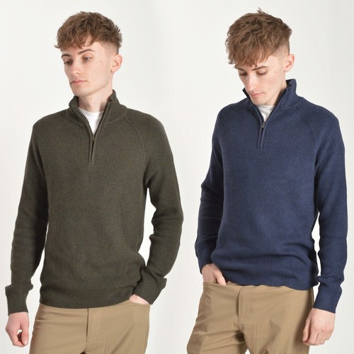 BANANA REPUBLIC Mens Zip Neck Jumper 
