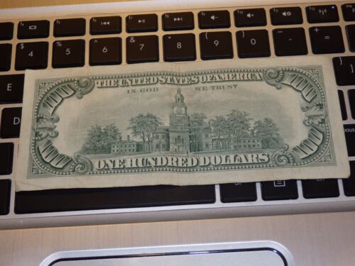 Vintage 1969 $100 bill ONE HUNDRED DOLLAR BILL Series A THREE 0's - Picture 2 of 6