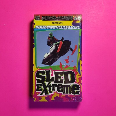 Rare Sealed Sled Extreme VHS 1997 Memo-Vision Snowmobile Racing Snocross HTF