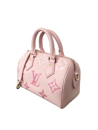 Louis Vuitton Speedy 20 Bandouliere Pink Degrade Monogram Empreinte By The Pool - Picture 8 of 8