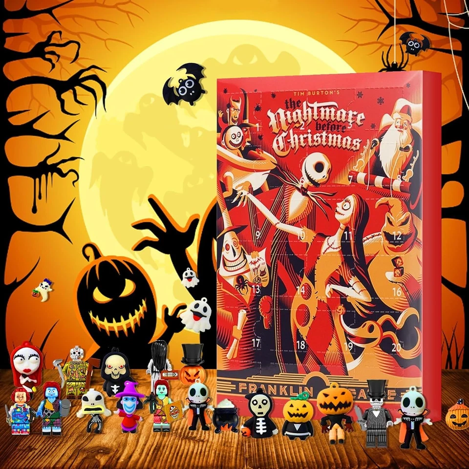 Halloween Advent Calendar Halloween 24 Days Countdown Calendar Halloween Gifts - Image 3 of 4