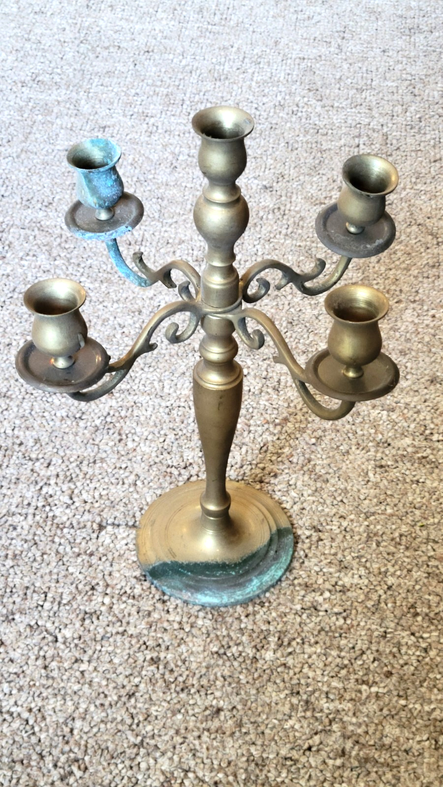 4 Arms Holds 5 Candles 14" Tall