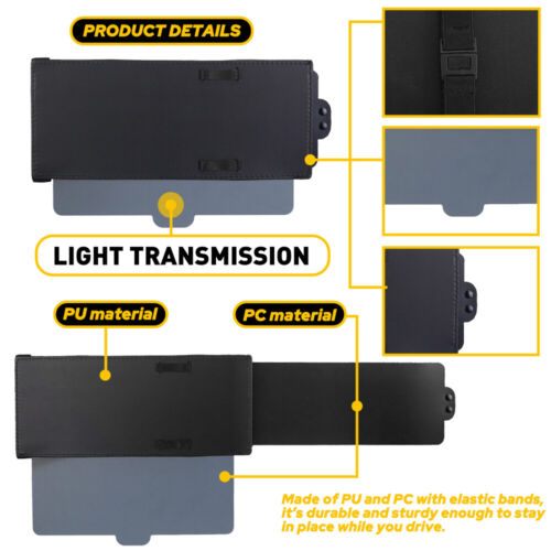 Car Shade For Extend Sun Visor Shield Anti Glare Extension Driving Universal - Picture 4 of 12