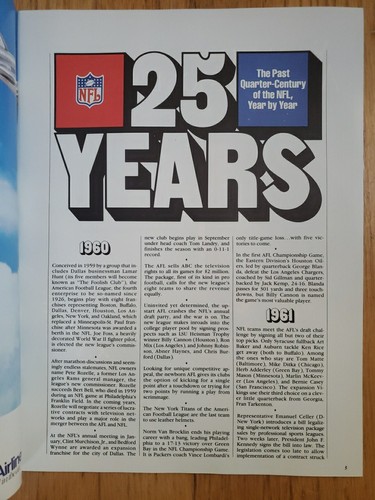 1985 NFL Gameday Special Issue Football Program 25th Anniversary - Picture 2 of 4