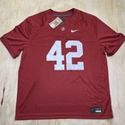 New Damaged Xl Alabama Crimson Tide Nike Home Jersey Printed #42 Chirgwin