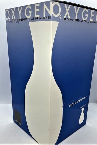 LENOX OXYGEN O2 10” CARAFE, BREAK-RESISTANT DURABLE O2XYGEN GLASS DRINKWARE MADE - Picture 8 of 12