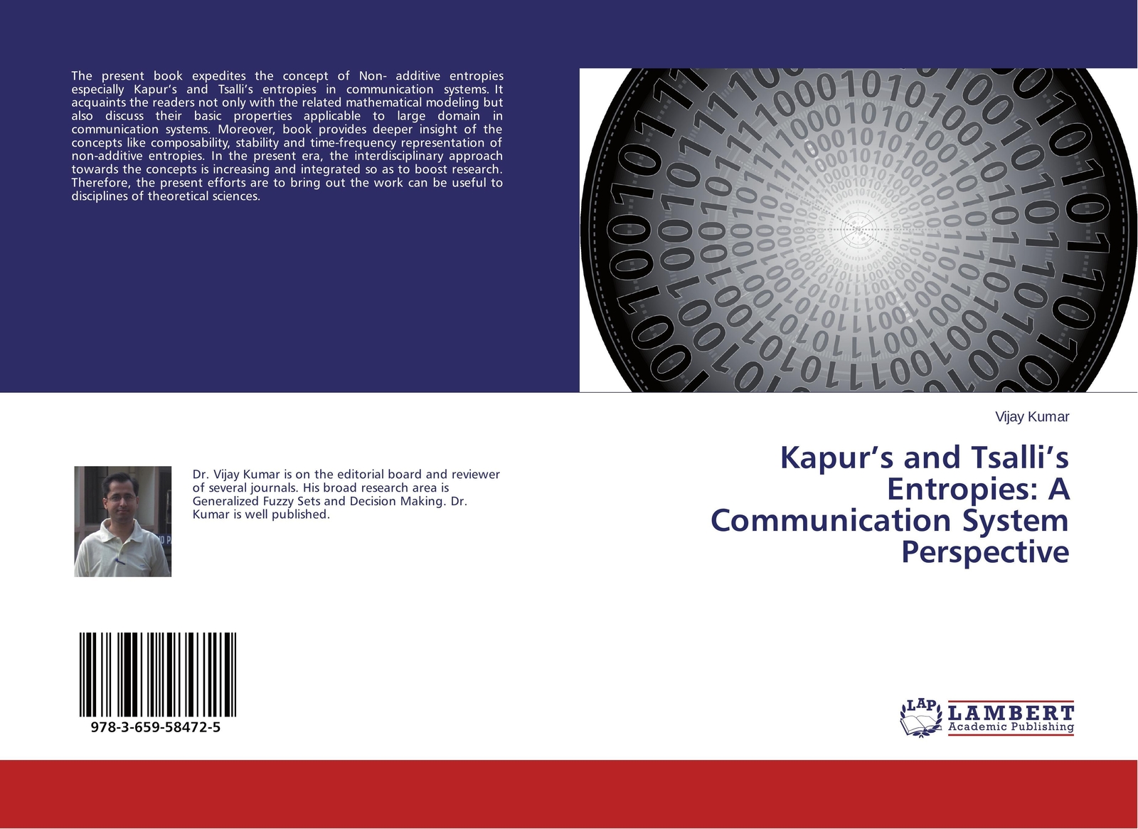 Thumbnail - Vijay Kumar | Kapur¿s And Tsalli¿s Entropies: A Communication System