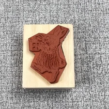 Holly Pond Hill Olivers Gift Wood Rubber Stamp