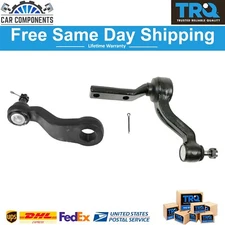 TRQ New Steering Idler Pitman Arm Set For 1988-1992 Chevy Suburban GMC Yukon