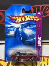 2007 Hot Wheels #41 Camaro Series 1/4 '69 CAMARO CONVERTIBLE Drk Red wPR5 Sp-Var
