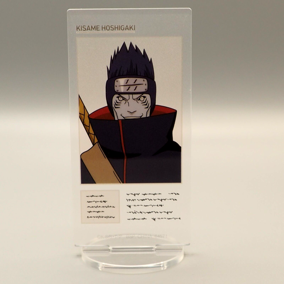 Kisame Hoshigaki Naruto Acrylic Stand Ichibankuji Bandai Anime