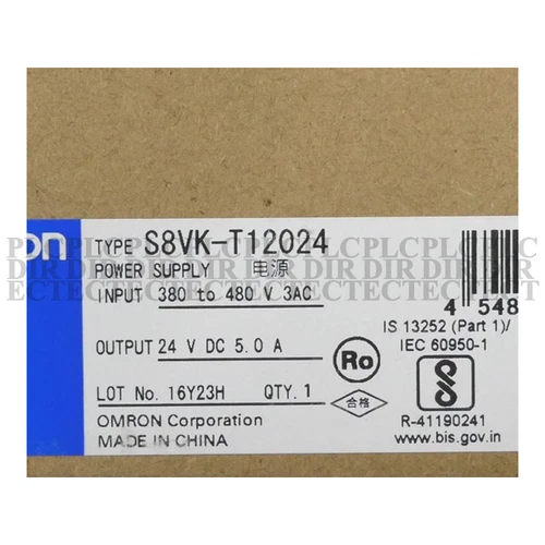New OMRON S8VK-T12024 Power Supply