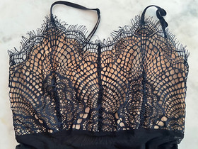 $129 MSRP For Love & Lemons Skivvies Black Lace Teddy - Brand New 