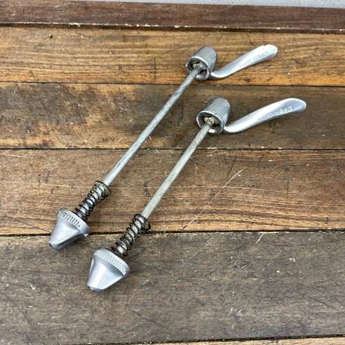 Vintage Shimano Ultegra 600 6400 Skewer Set 126 mm Front Rear 6403 Eroica 80s - 第 10/14 張圖片