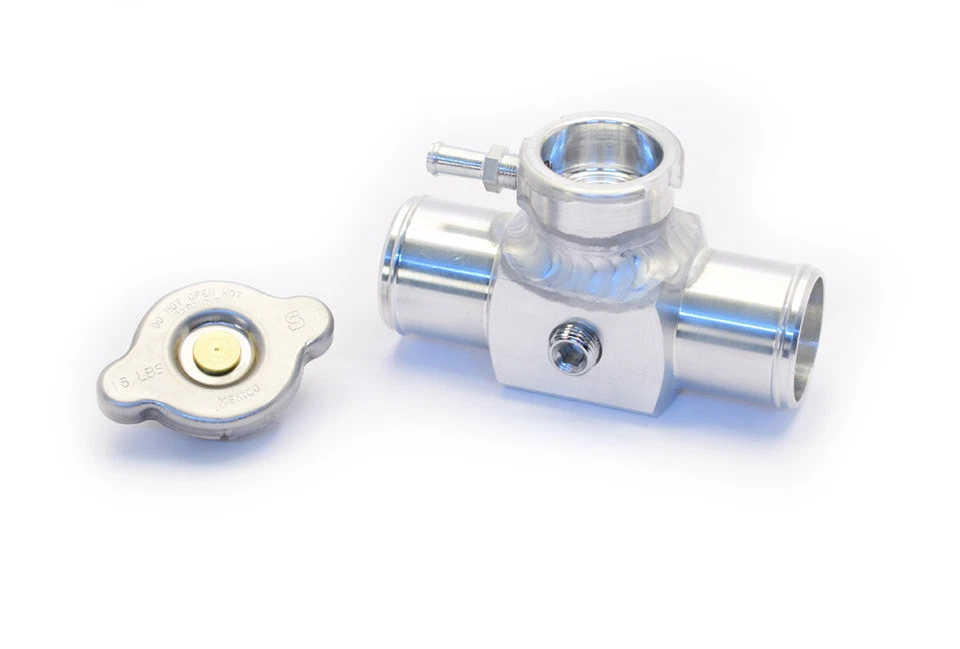 Canton 81-306 Aluminum Inline Coolant Acc Tube 1.5 Inch Hose Mini Fill Neck - Изображение 3 из 4