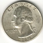 USA - 1964P - Washington ¼ $  - Silver Eagle - no mint mark - #11474RG