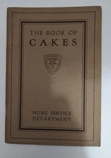 BOOK OF CAKES WISCONSIN VALLEY ELECTRIC CO COOKBOOK 1930 WLBL RADIO 1st EDITION