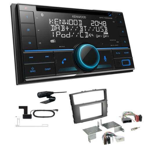 Kenwood 2-DIN Autoradio Bluetooth DAB+ für Mitsubishi Pajero IV 2006-2014