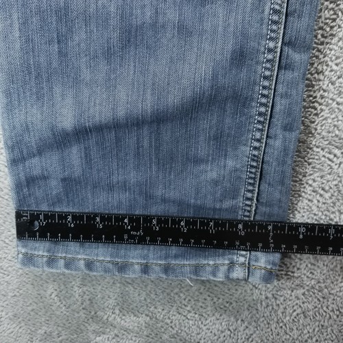 Levis Jeans Mens 36x30 Blue 527 Bootcut Flap Pockets Preppy Light Wash Denim - Picture 8 of 10