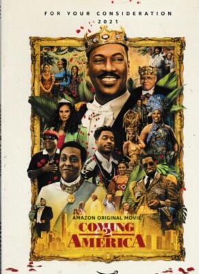Coming America FYC DVD VIDEO MOVIE 2021 Amazon Eddie Murphy Wesley Snipes  Hall