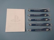 5 NUEVOS BOLÍGRAFOS DE TINTA SONY PLAYSTATION Y 1 BLOC DE NOTAS PLAYSTATION (24 HOJAS)
