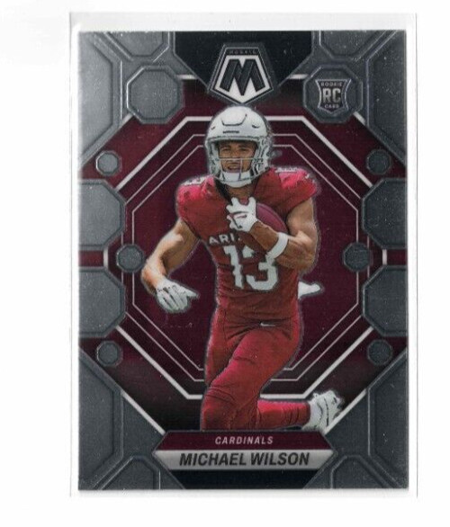 Michael Wilson Rookie RC 2023 Panini Mosaic Silver Prizm #350 Cardinals