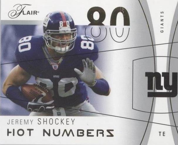 2004 Flair Jeremy Shockey #7 HN - 1 of 2