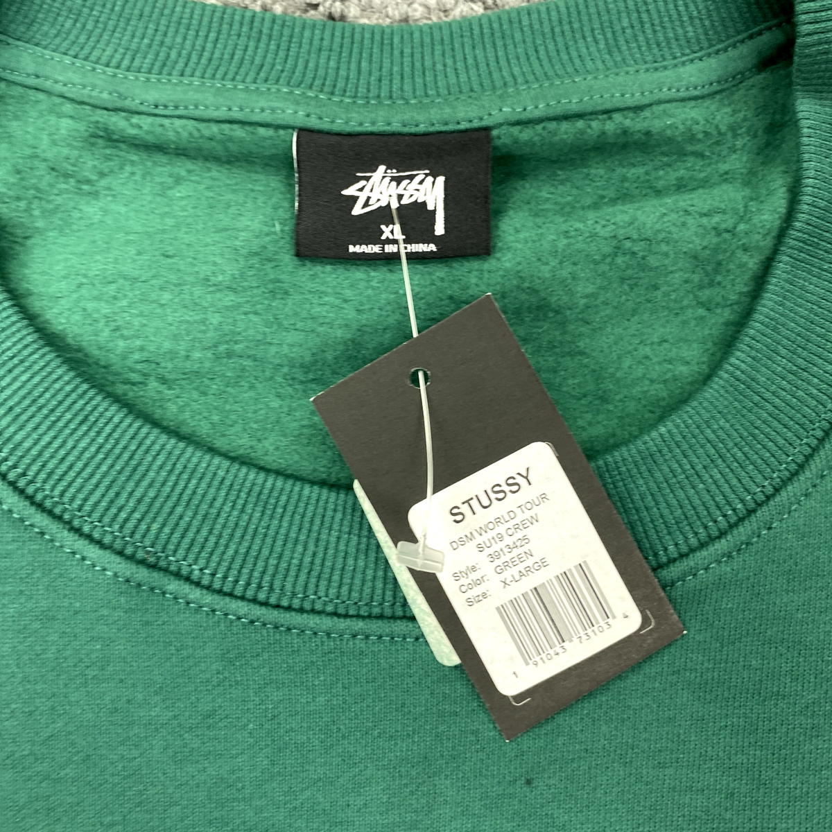 Stussy X Dover Street Market World Tour Crew DSM Mens XL Stussy X Dover Street Market World Tour Crew DSM Mens XL
