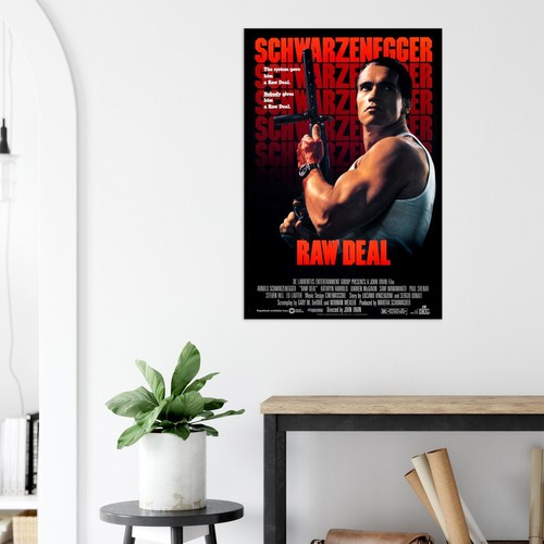 Raw Deal - Movie Poster - Arnold Schwarzenegger - US Version - 第 2/5 張圖片