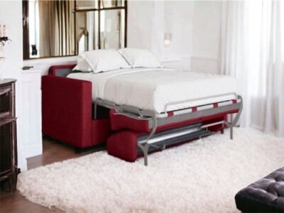 NIGHT Divano letto con materasso alto 18 cm in memory uso