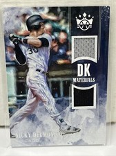 2018 Diamond Kings DK Materials Nicky Delmonico Dual Jersey Patch Relic