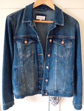 Part Two Blue Arelis Denim Jacket Size 38" Vgc