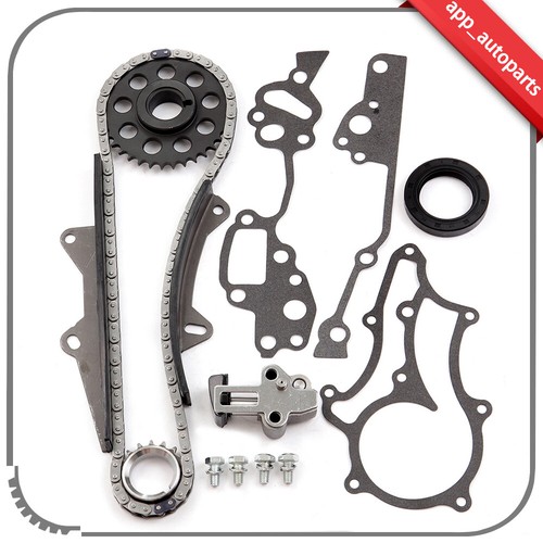 Heavy Duty Timing Chain Kit (w/ 2 Metal Guides) For Toyota 22R 22RE 85