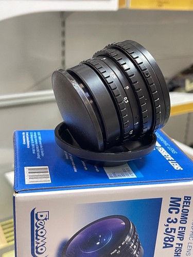 Belomo Fisheye Fish eye Lens MC Peleng 3.5/8A EOS +adapter М42 - Picture 6 of 10