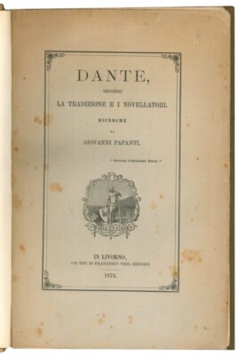 Dante, nach Tradition und Neulingen.