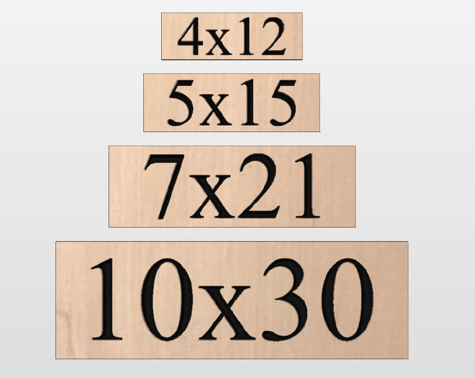 Custom Home Address Sign Street Number Plaque Modern Style Outdoor Wood House - Image 4 of 4