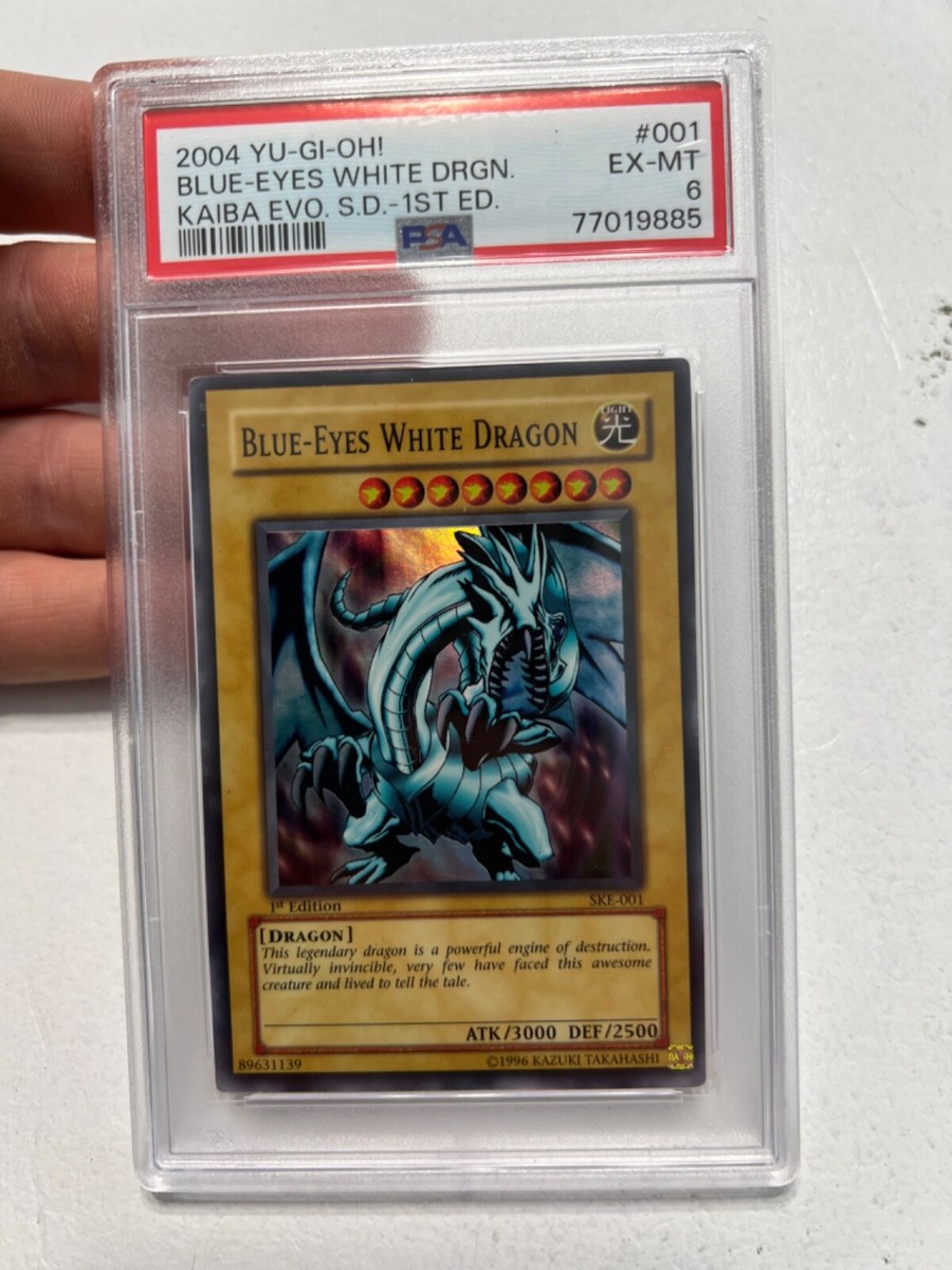Blue Eyes White Dragon 1st Edition SKE 001 PSA 6 | 2004 Kaiba