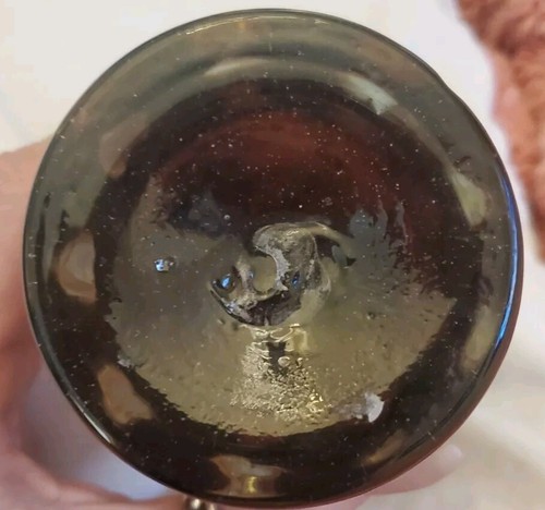 4 Vivaz Bolitas Mexikanische Kunst Glas Recycelt Amethyst Lila Gläser Hobnail - Bild 4 von 4