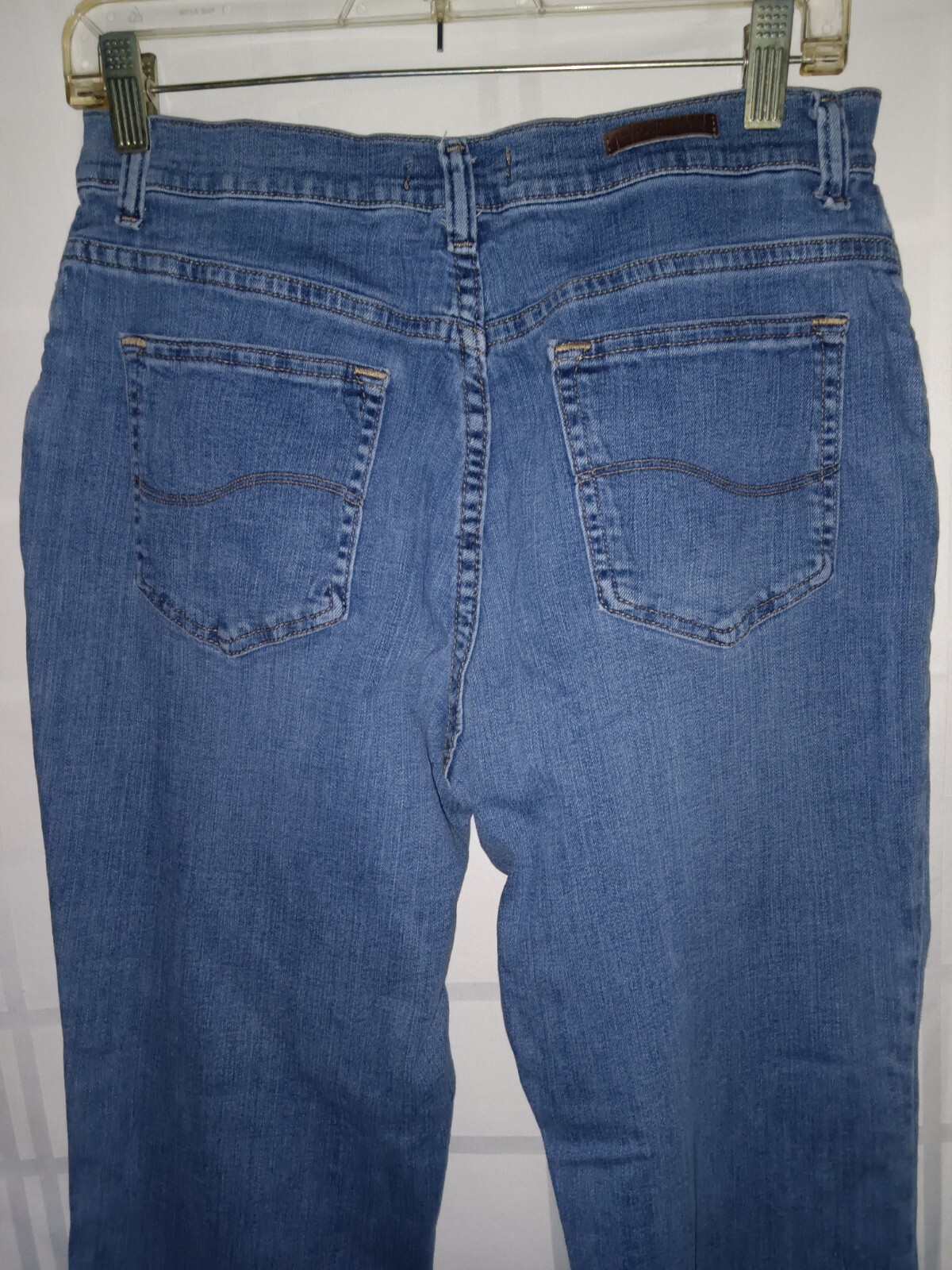 Lee Jeans Relax Fit Women's Petite 8p Straight Leg Mid-rise Classic Casual