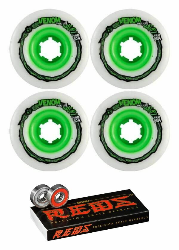 Venom Tweaker Thug Life S board Wheels - 64mm 80a + bearings Venom Tweaker Thug Life S board Wheels - 64mm 80a + bearings official authorization