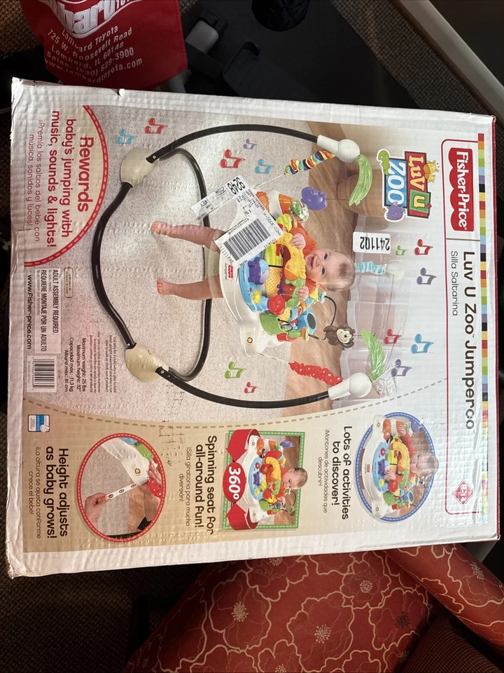 Luv U Zoo Jumperoo Fisher Price Silla Saltatina Nuevo V0206-9755 Foto 2 de 4