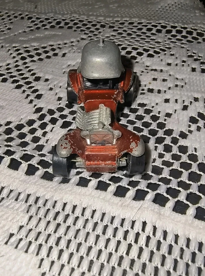 De colección Hot Wheels Redline Red Baron Spectraflame Red Hong Kong HK 1970 Foto 3 de 4