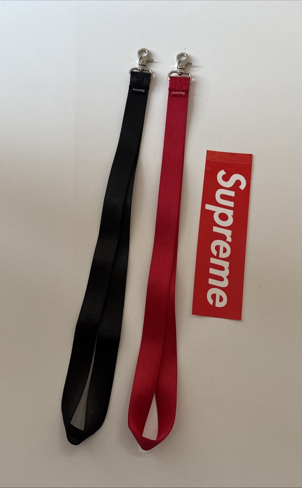 Supreme Nylon Lanyards SS16 Black & Red 2016 Supreme … - Gem