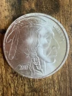 (1) Apmex 1 Oz Silver Buffalo Rounds .999 Fine