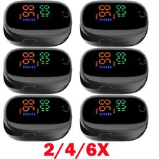 2/4/6x Digital Finger Pulse Oximeter Finger Clip LED SpO2 Heart Rate Monitor US
