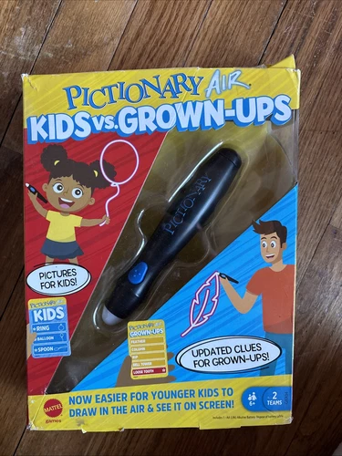 Mattel Games ​Pictionary Air Kids Vs. Grown-Ups Family Game for Game Night GXX04