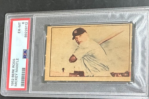 Mickey Mantle 1952 Berk Ross card