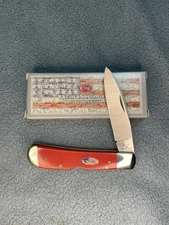 Case XX Tribal Lock, American Workman Red Synthetic. New In Original Box
