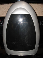 Eye Vac Home Touchless Stationary Sensor Activated Vacuum Blk Silver Model EVH