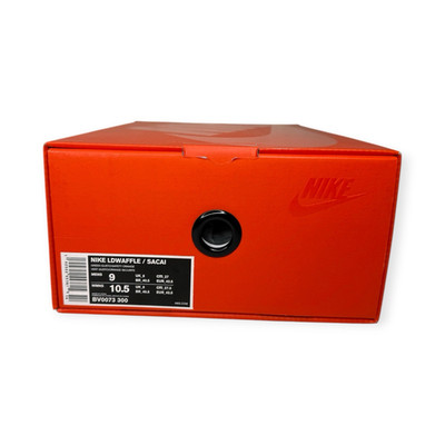 Nike LDWaffle Sacai Green Gusto/Safety Orange BV0073-300 Men Sneaker BOX ONLY!